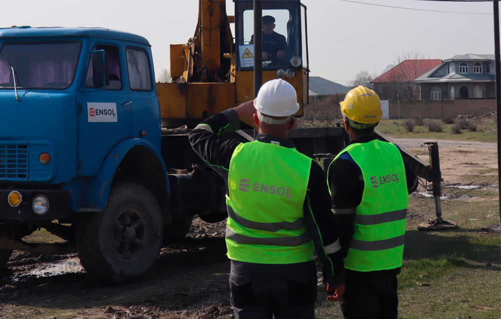 Газификация новых массивов в районах 118,119,120 и 121-го кварталов города Шеки